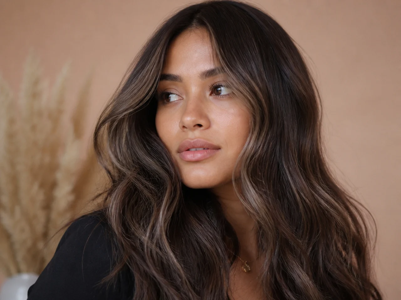 22. Chocolate Brown with Ash Highlights