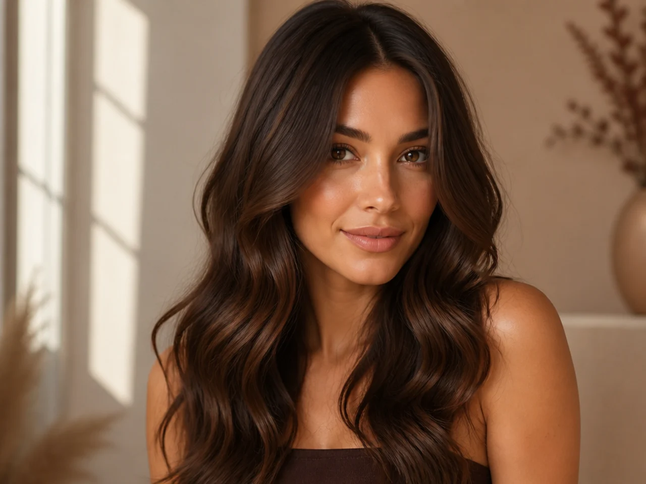 6. Warm Chocolate Brown Hair