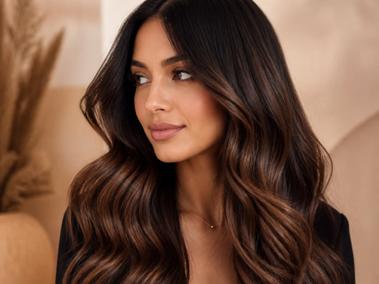 9. Chocolate Brown Ombre