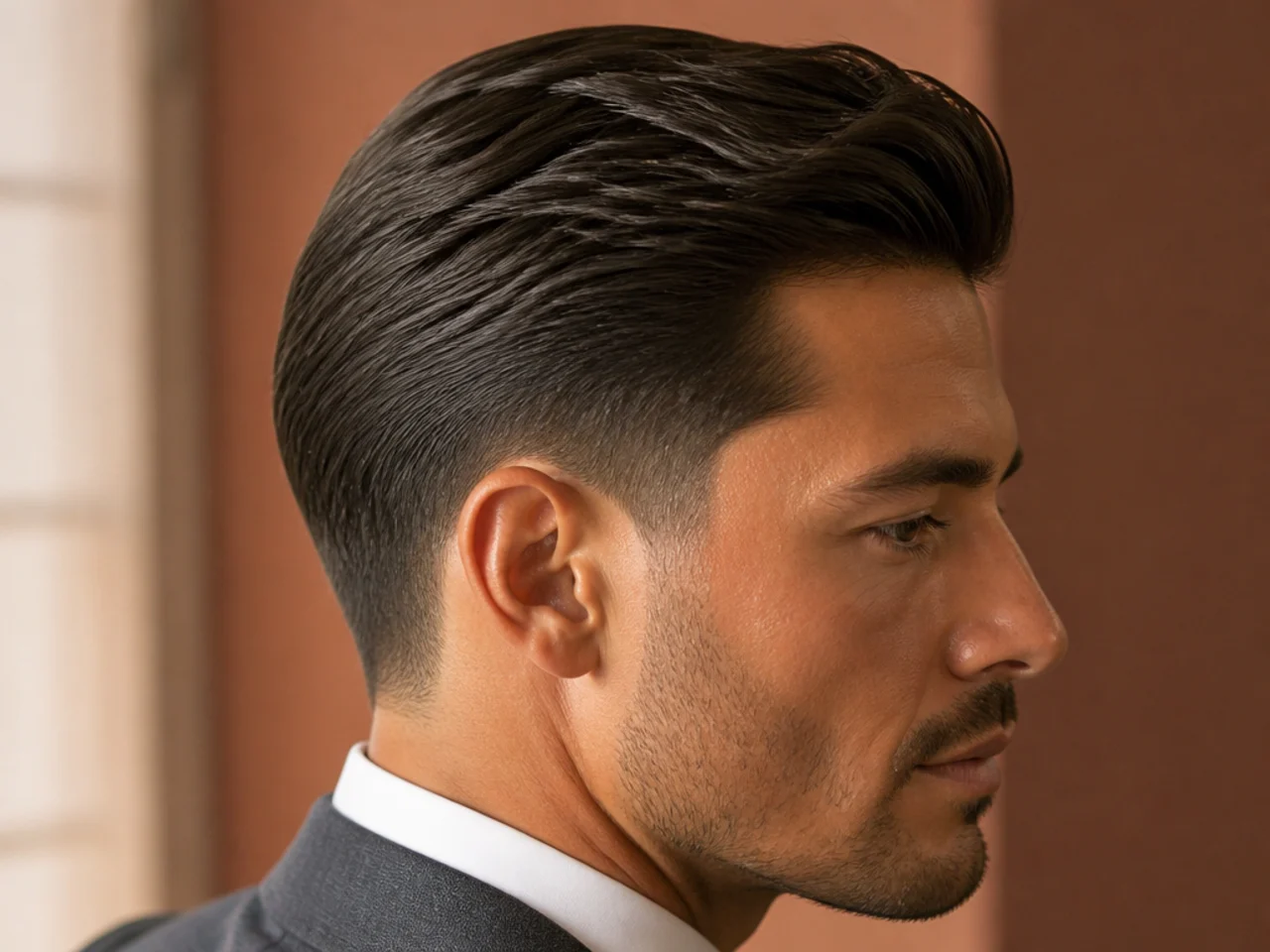 An executive contour haircut