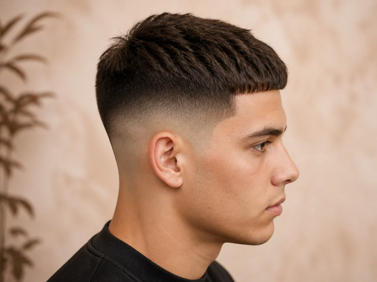 A squared blunt front on a classic cut