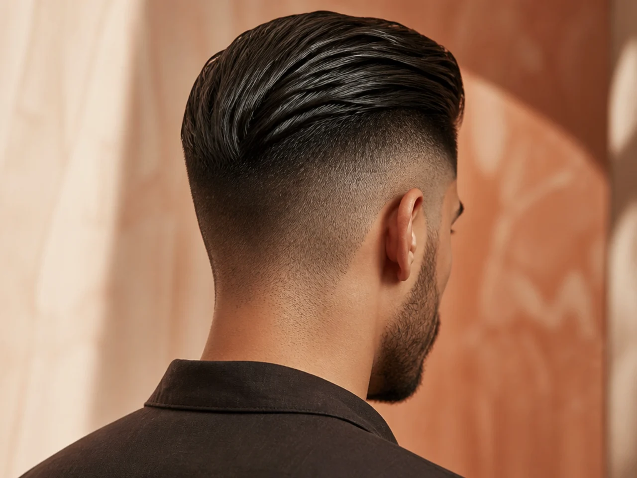 A classic undercut with a combed top