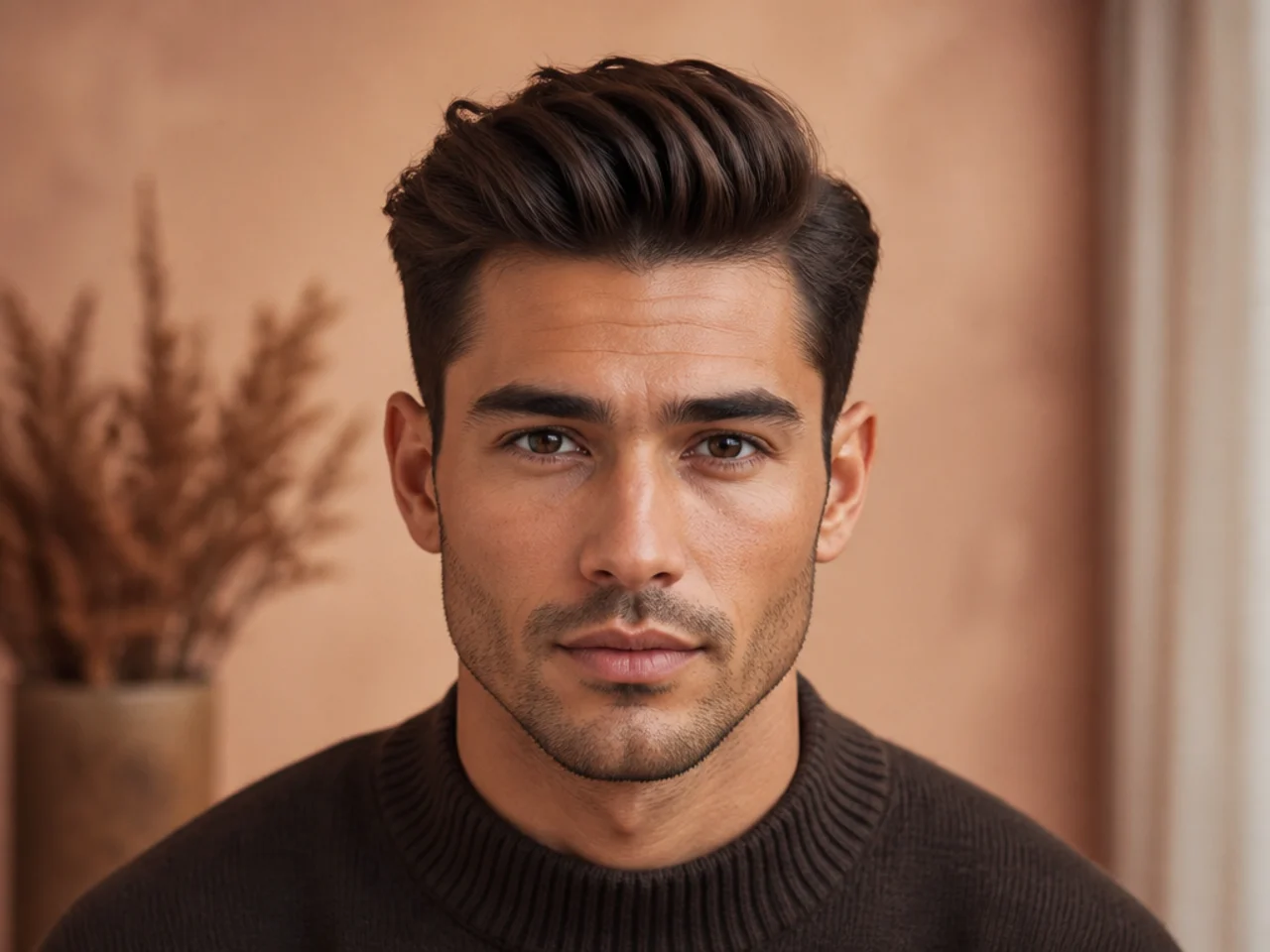 A classic quiff