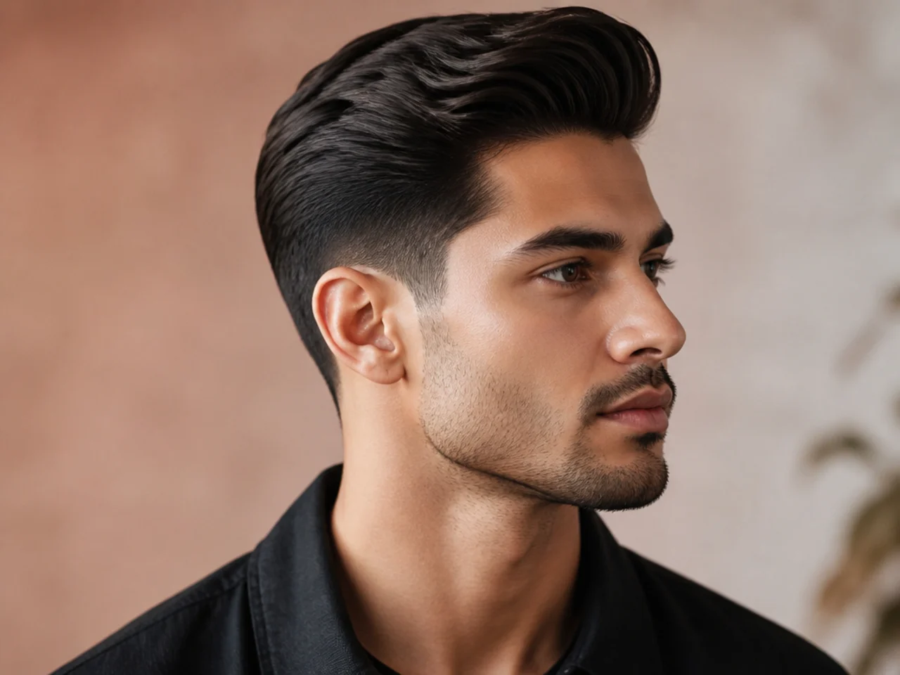 Classic brush over — longer top swept diagonally across the forehead