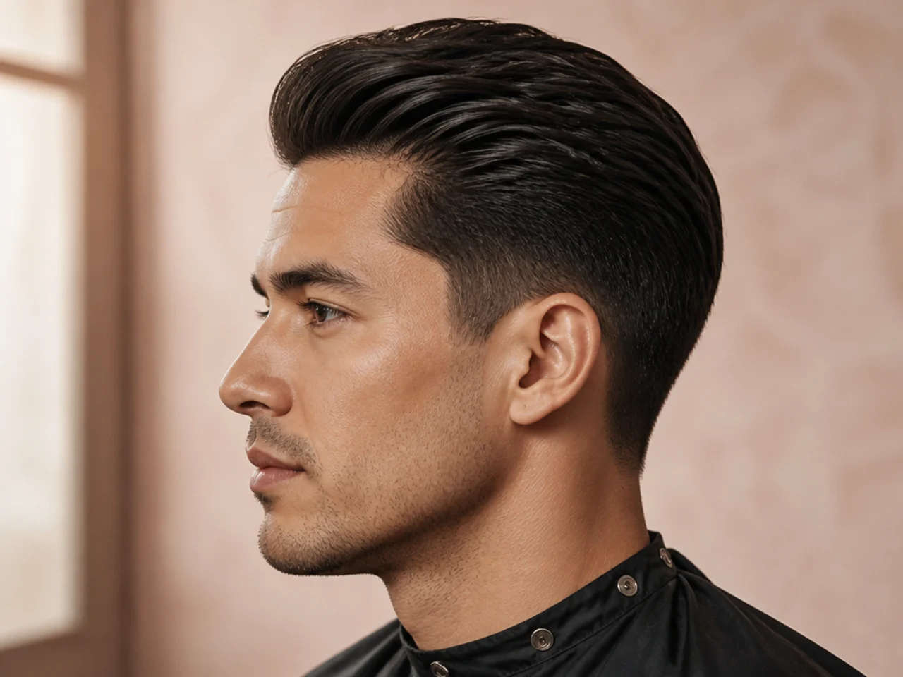 Thirty classic men's haircuts grid — ivy league, side part, comb over, pompadour