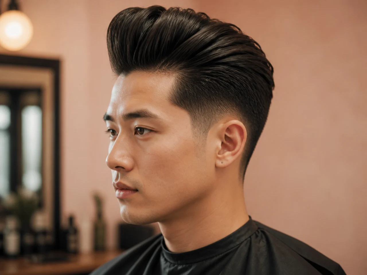 Grid of fifteen classic quiff hairstyles for men — pomaded, side-parted, and combed-back variations