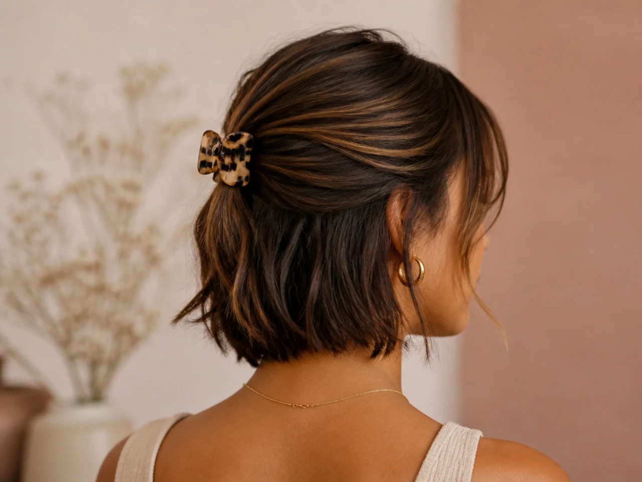 20 Claw Clip Hairstyles for Short Hair