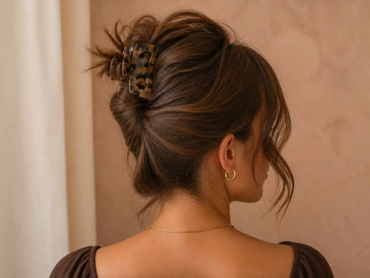 A crown section clipped up for height