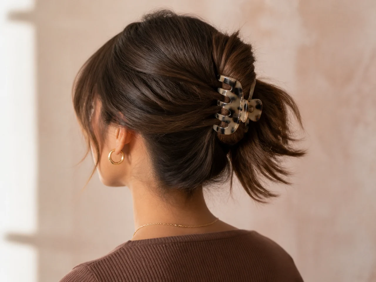 A clipped style with the ends left showing