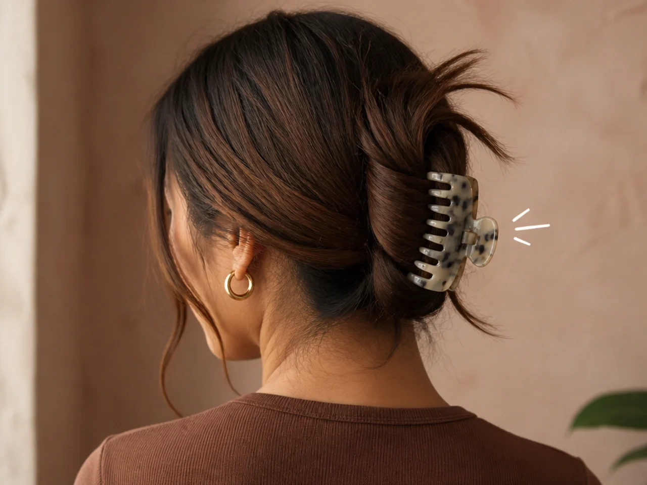 A clip sliding out from a section it cannot grip