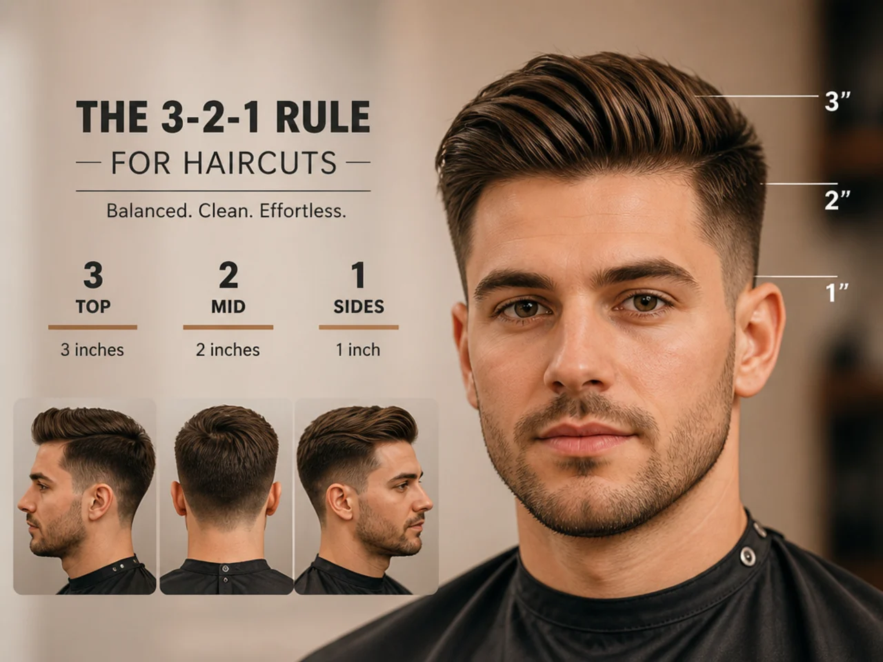 What Is The 3 2 1 Rule For Haircuts?