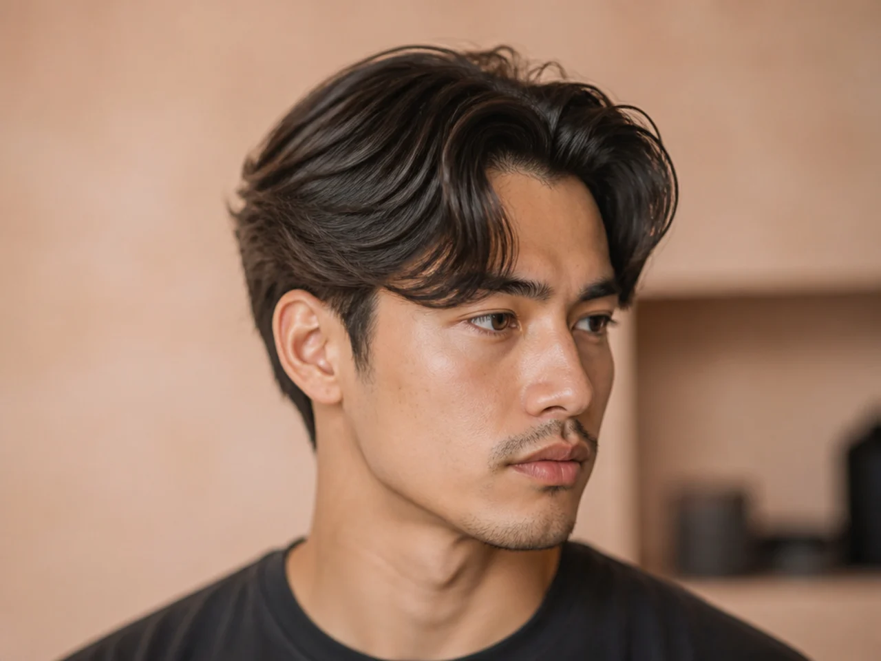 How do you style comma hair?