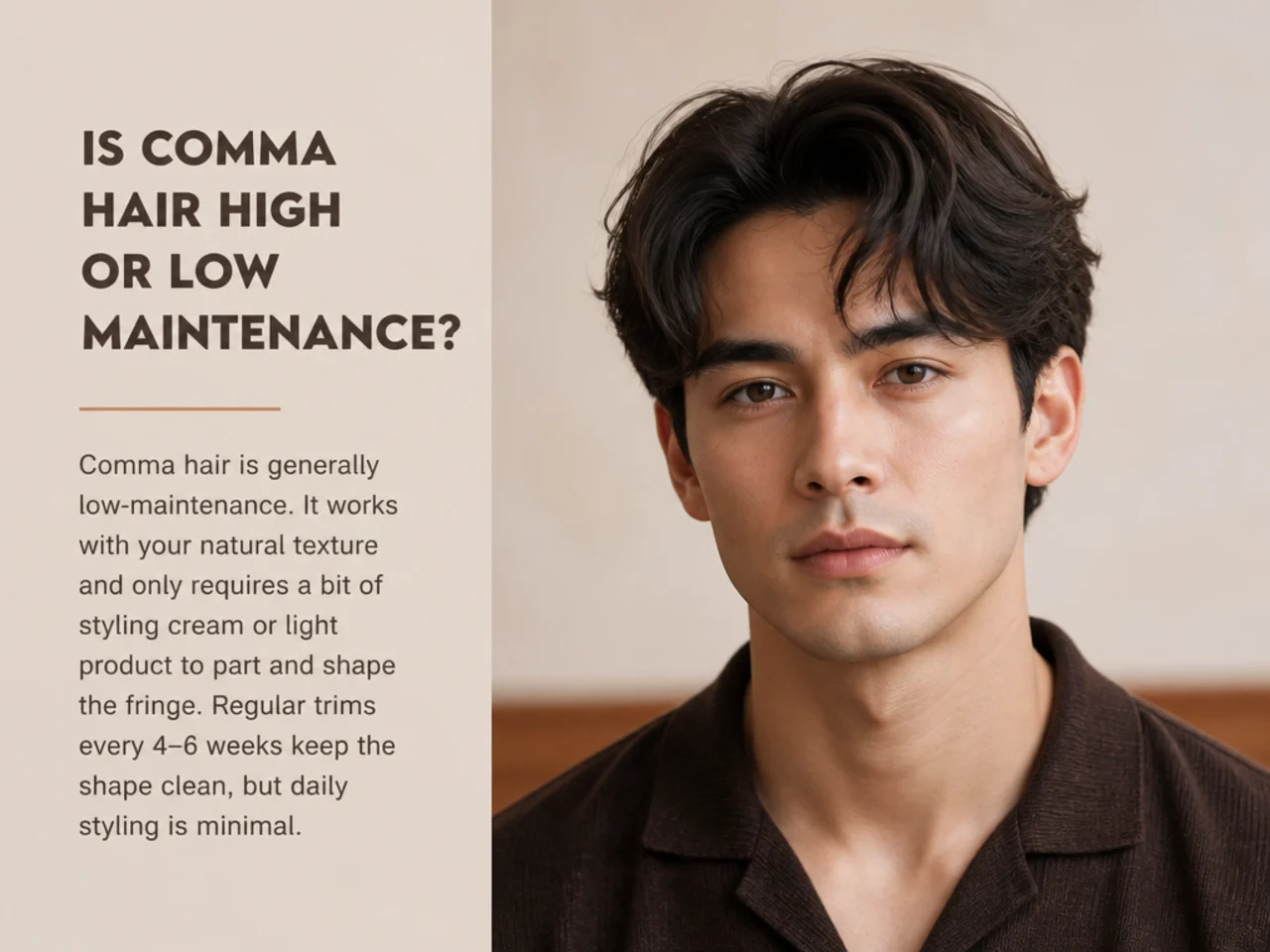 Is comma hair high or low maintenance?