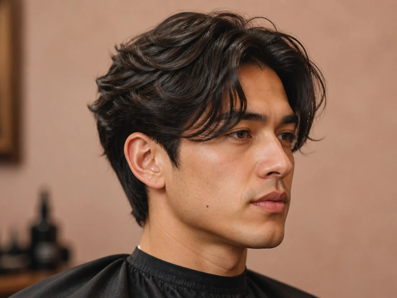 Layered Comma Hair Cut