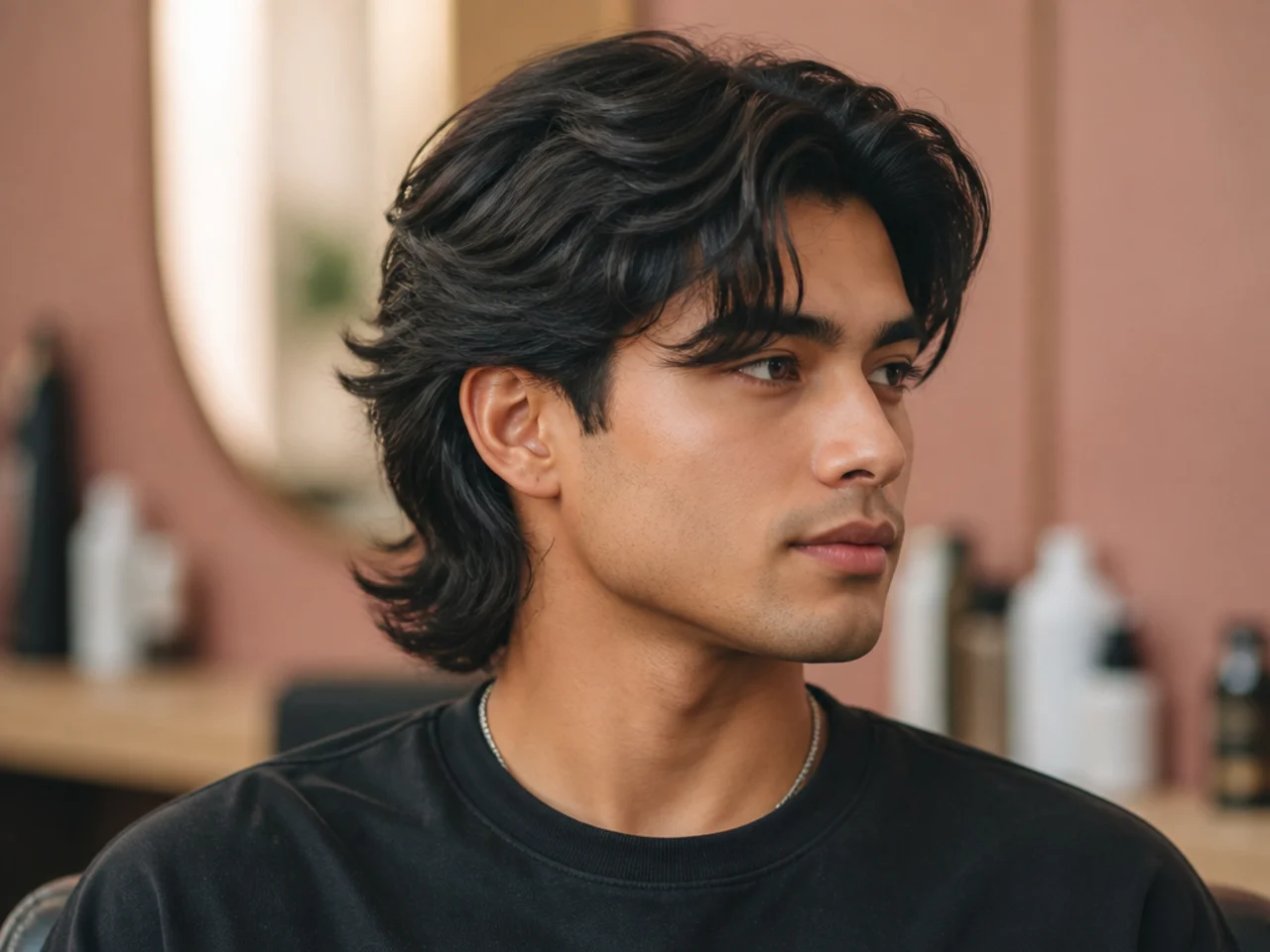 Mullet Comma Hair