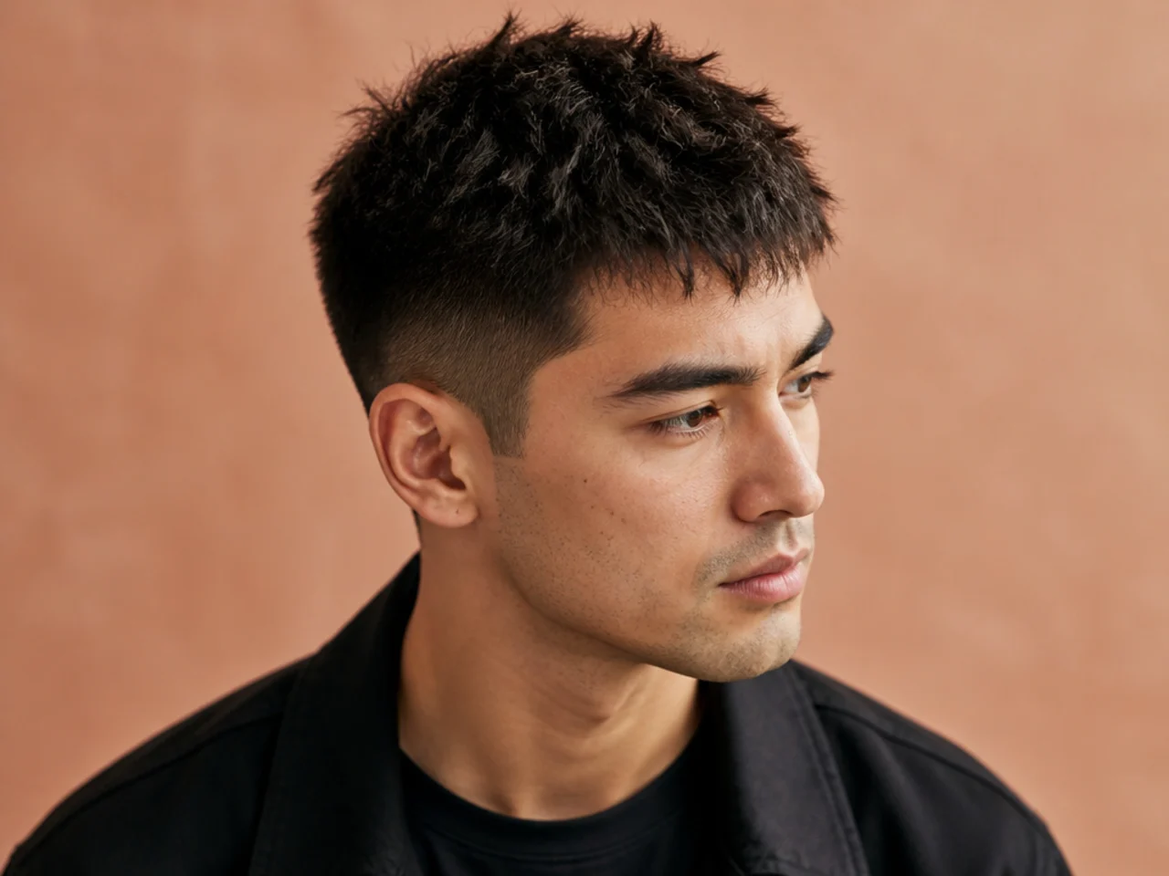 Messy, Short Crew Cut