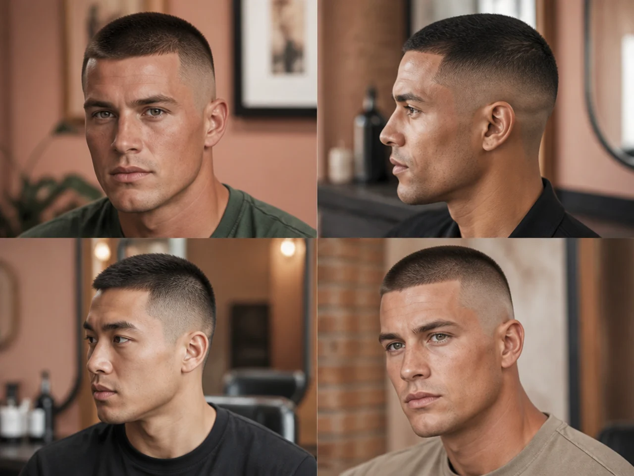 Military-Inspired Crew Cut