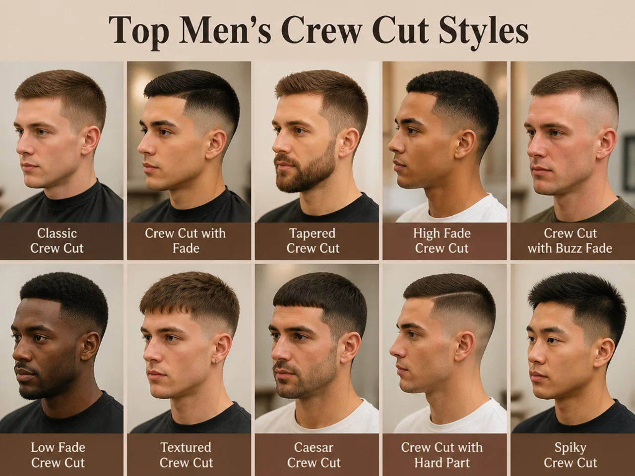 Crew Cut Hairstyles For Men: 25+ Timeless, Stylish Variations