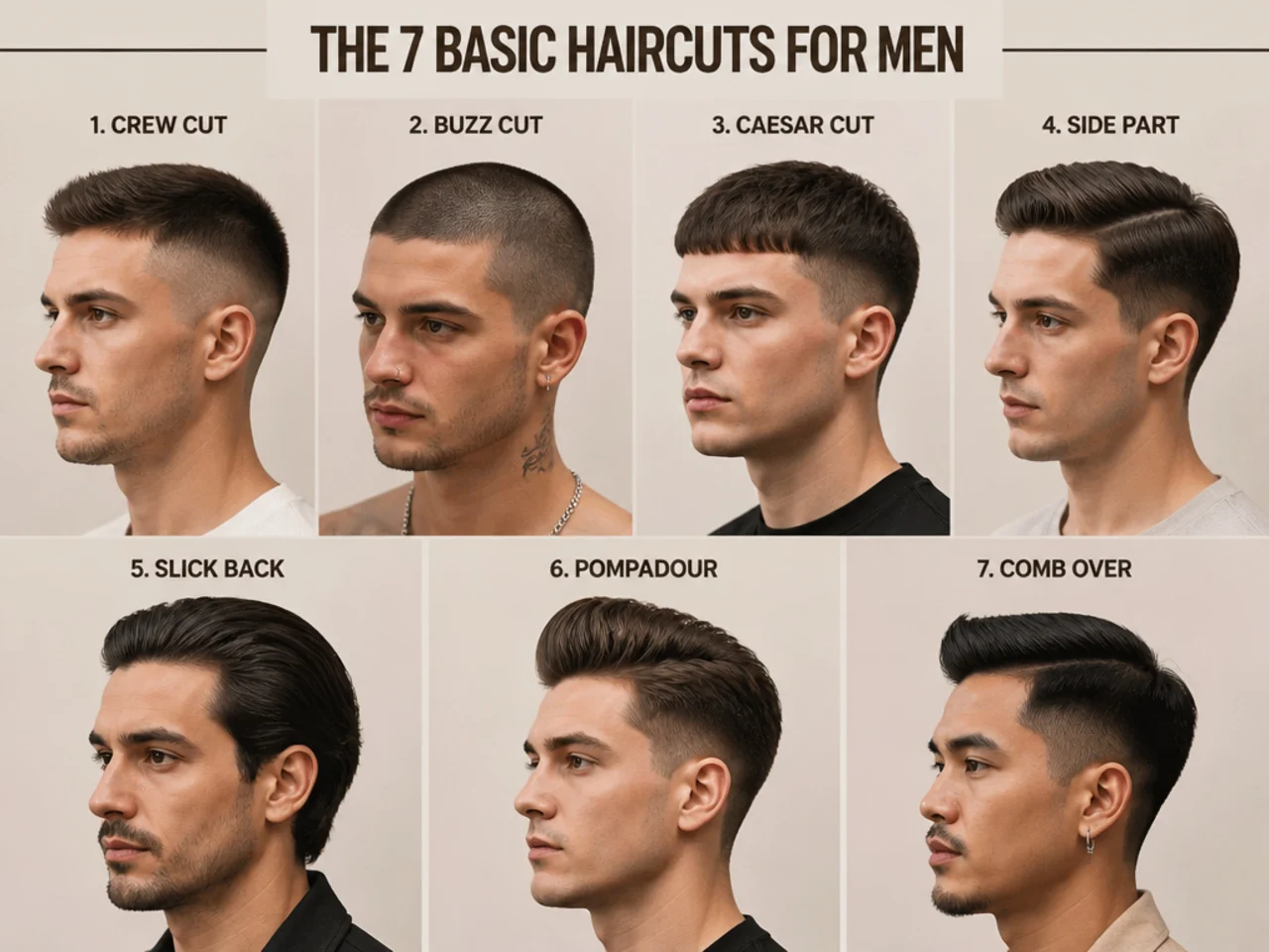 What are the 7 Basic Haircuts?