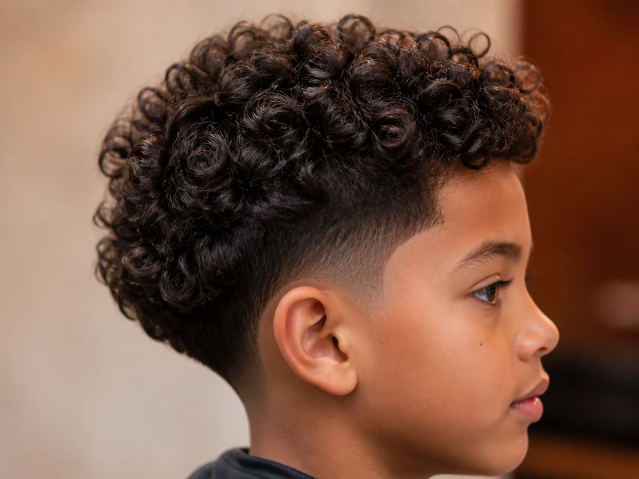 20 Curly Hair Boy Ideas With a Fade