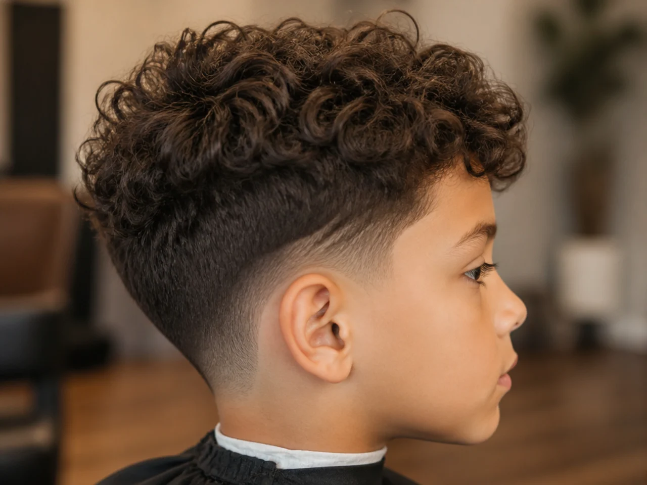 20 Curly Hair Boy Ideas With a Taper