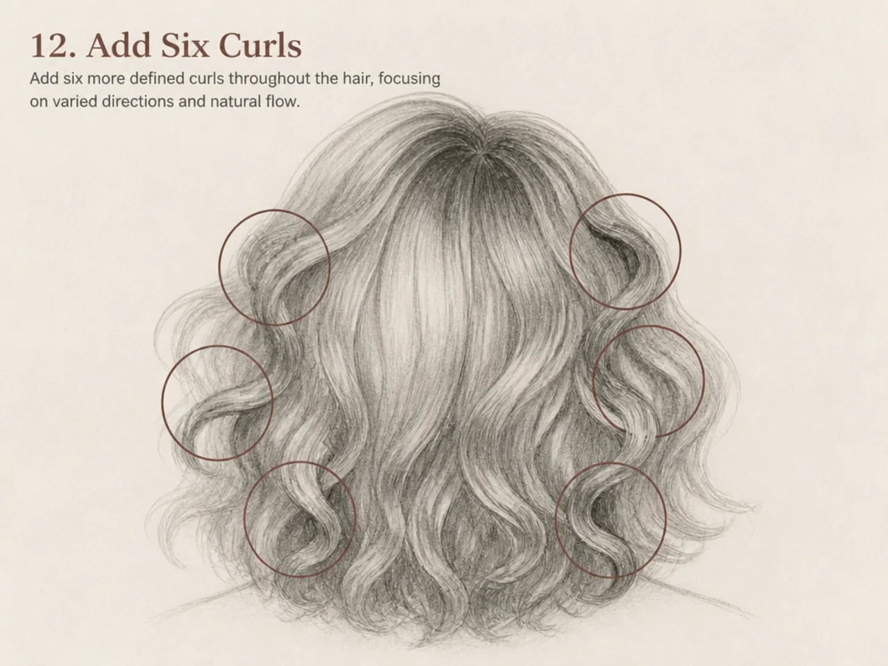 Six curls added to a tonal study