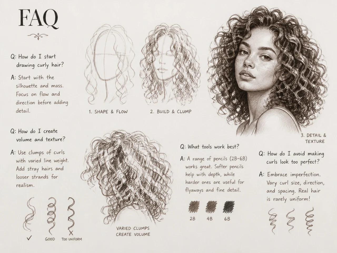 A drawing made from a well-chosen reference