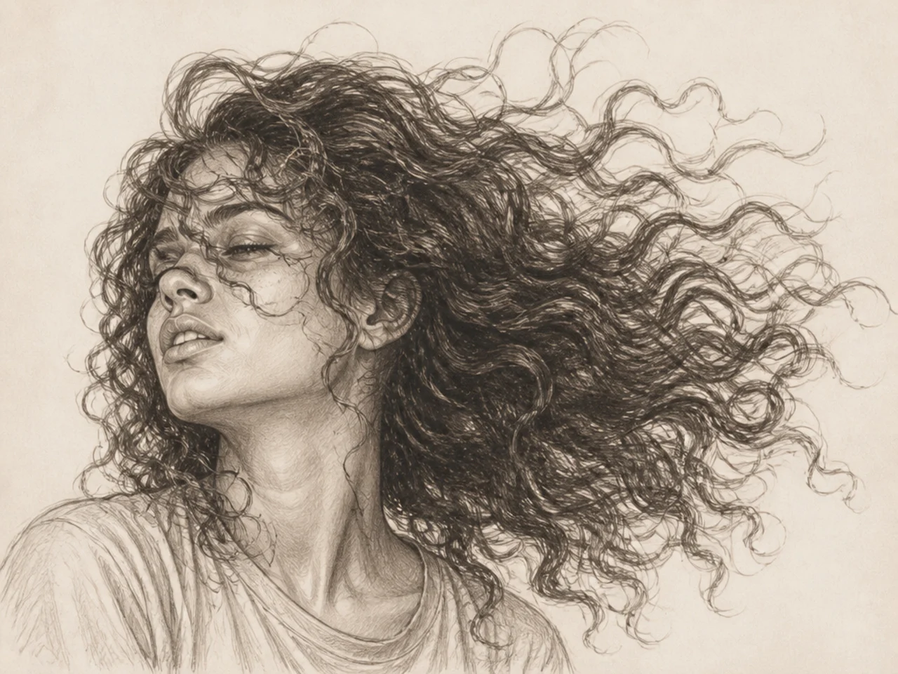 A hair-in-motion reference