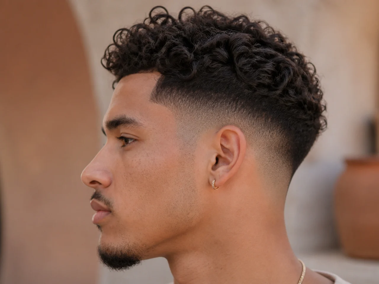 20 Curly Hair Men Ideas With a Fade