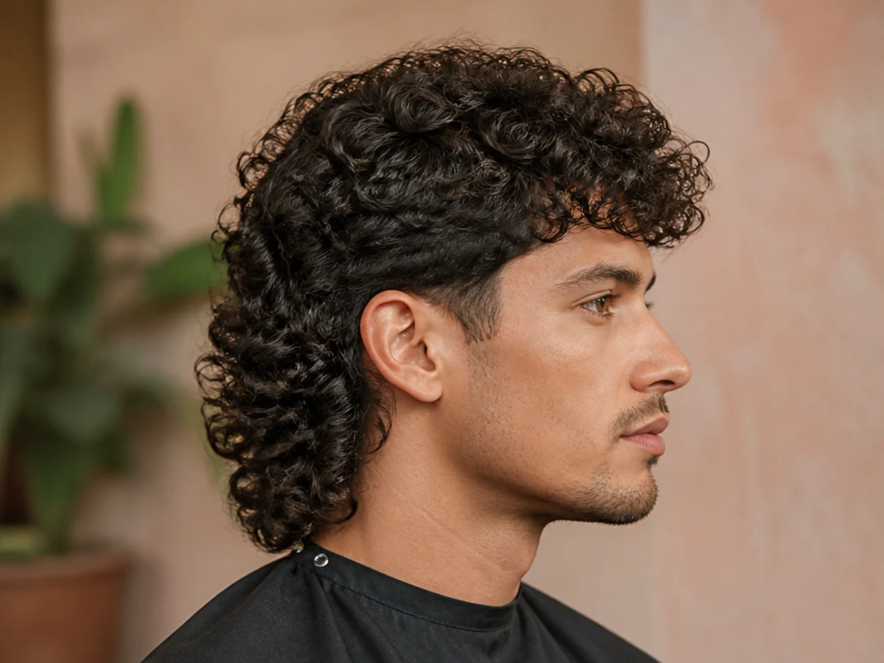 20 Curly Hair Mullet Haircuts for Men