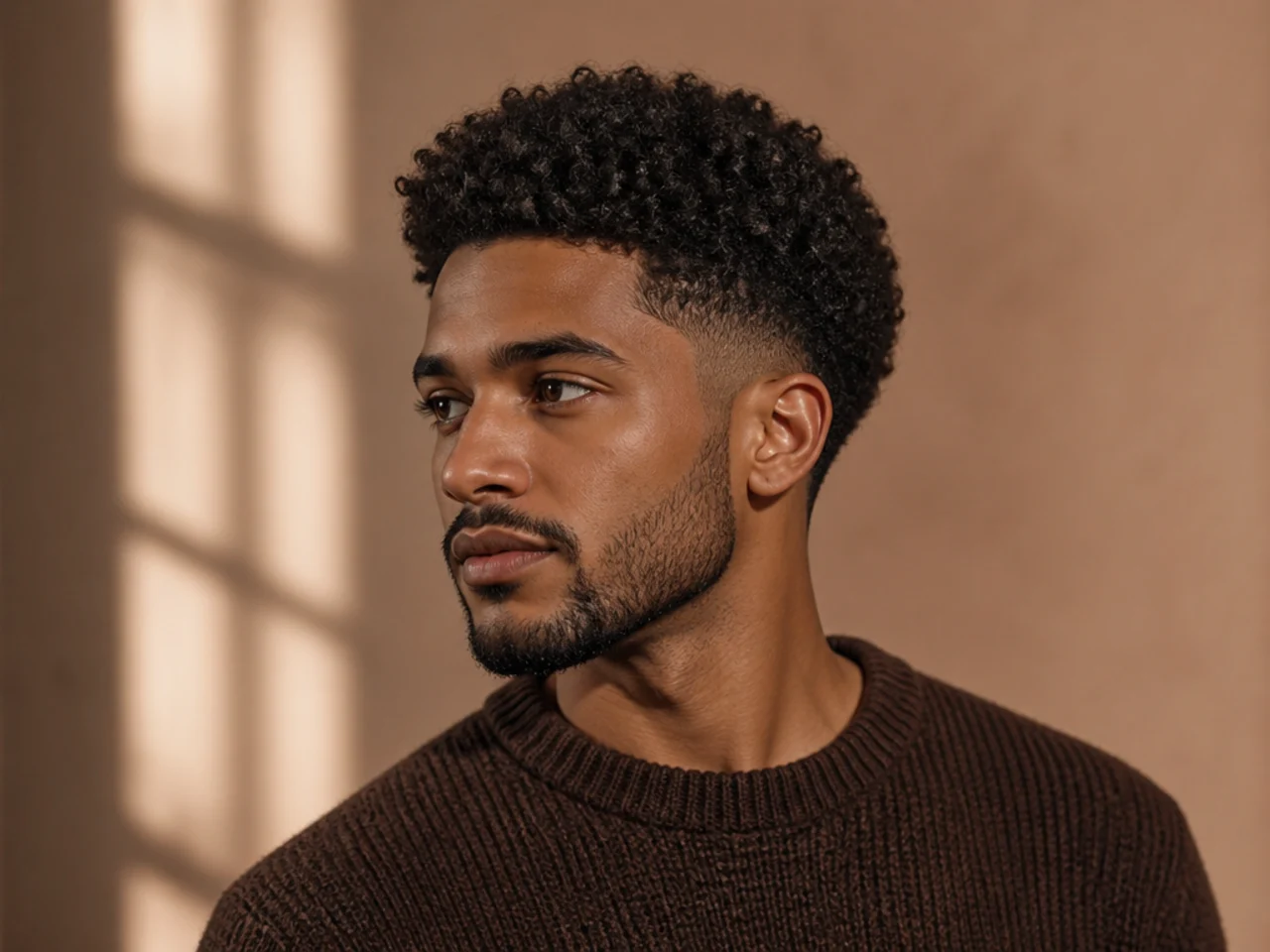 A man with a short afro