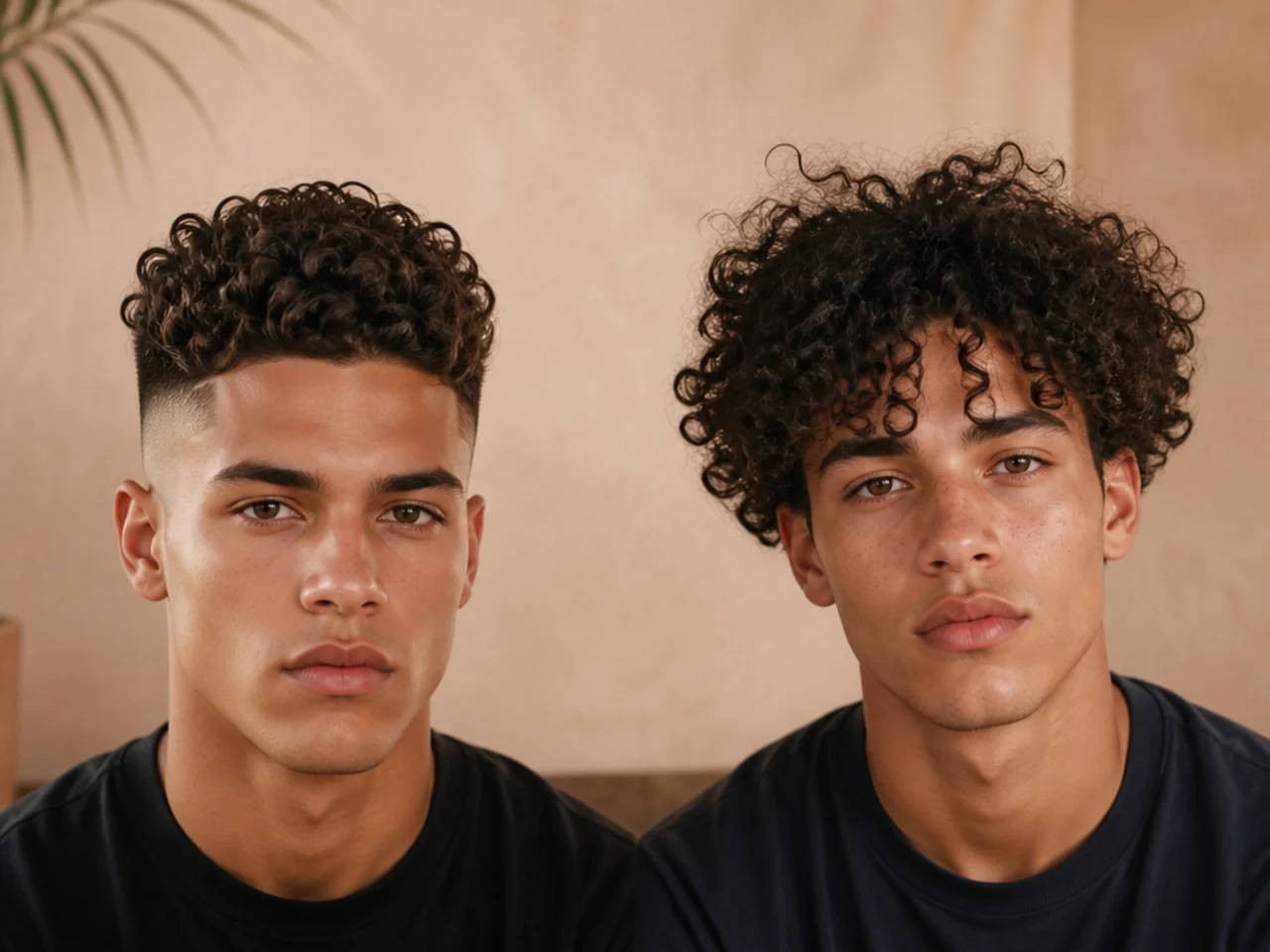 A saved haircut photo beside a very different result