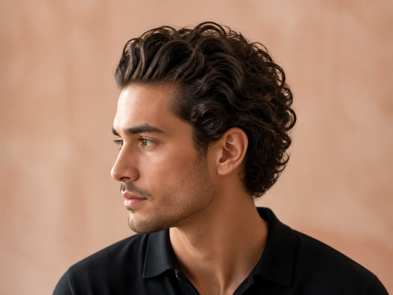 Brushed Back Curls