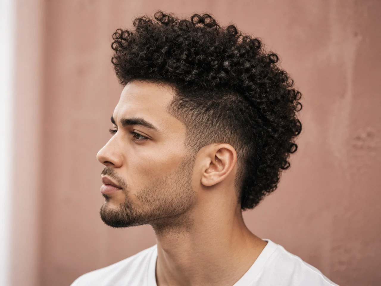 Curly Faux Hawk