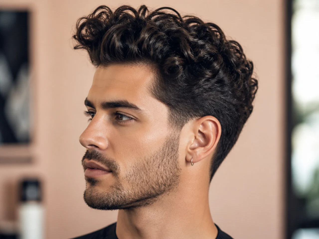 Curly Pompadour