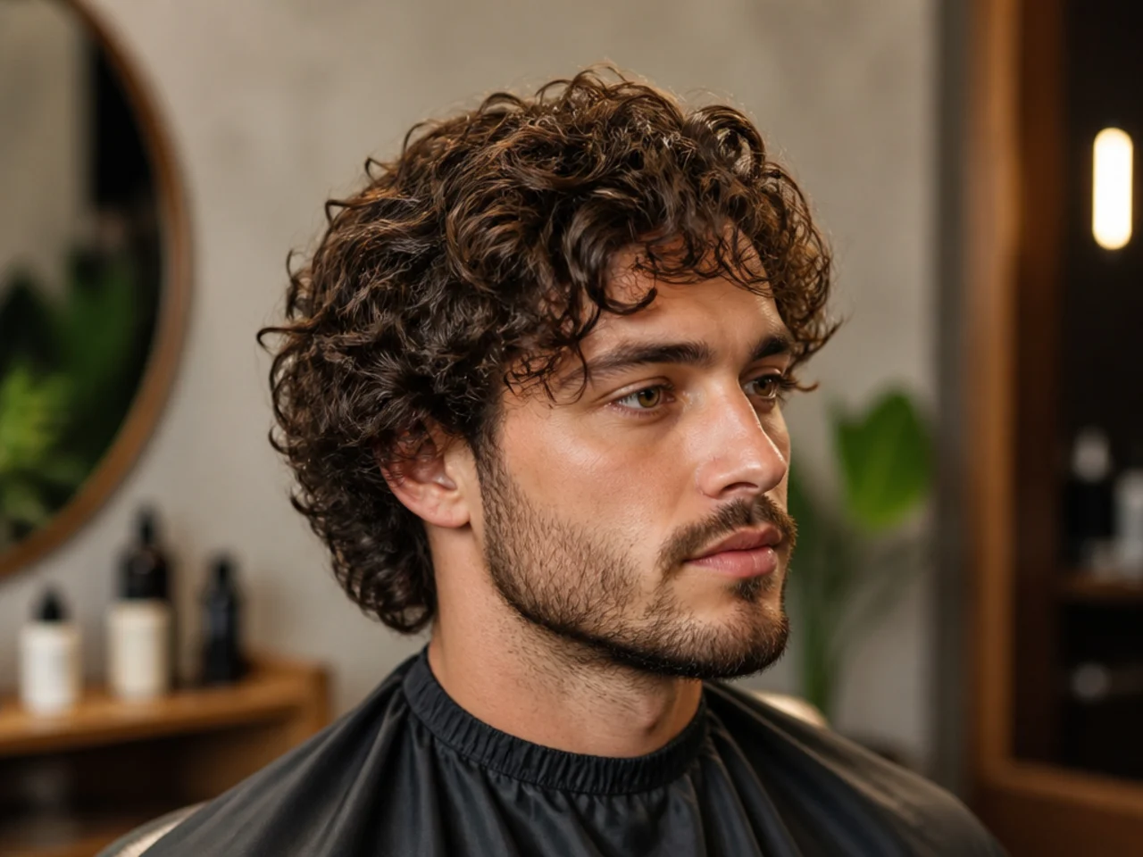 Stylish Medium Mens Curly Hairstyles