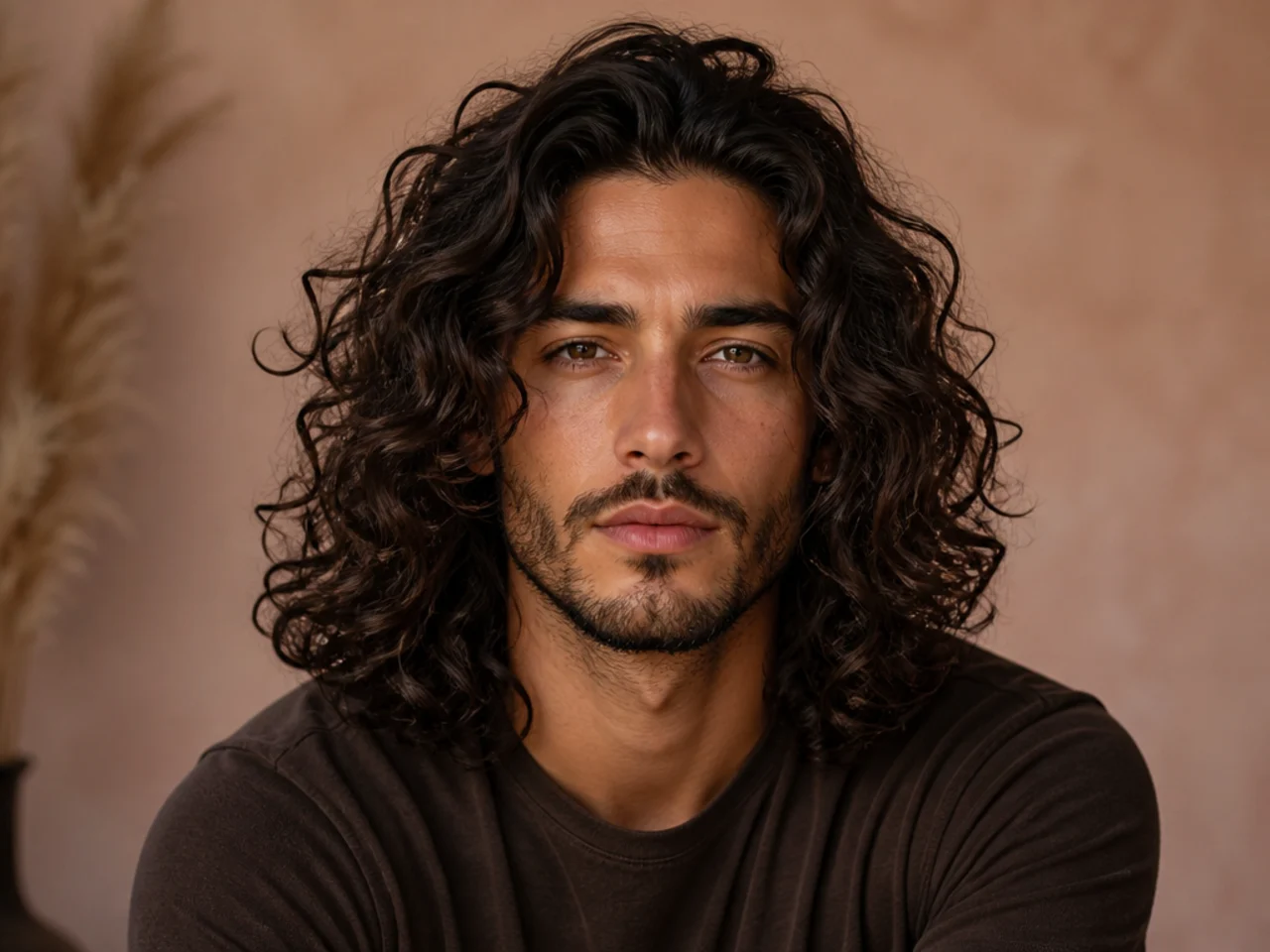 What is the most attractive long curly hairstyle for men?