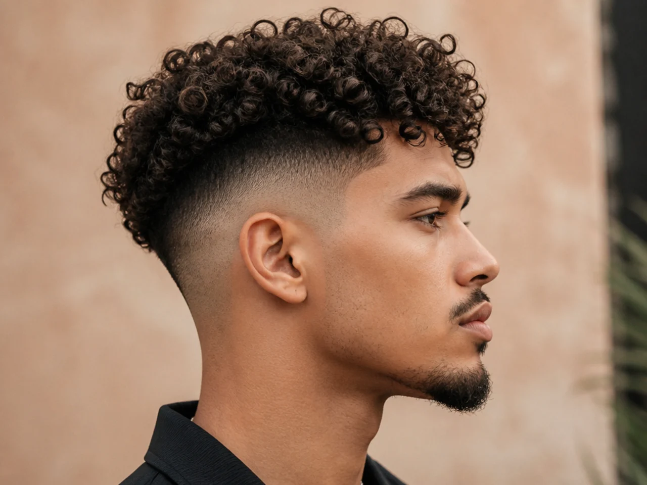 Springy 3B curls over a high fade