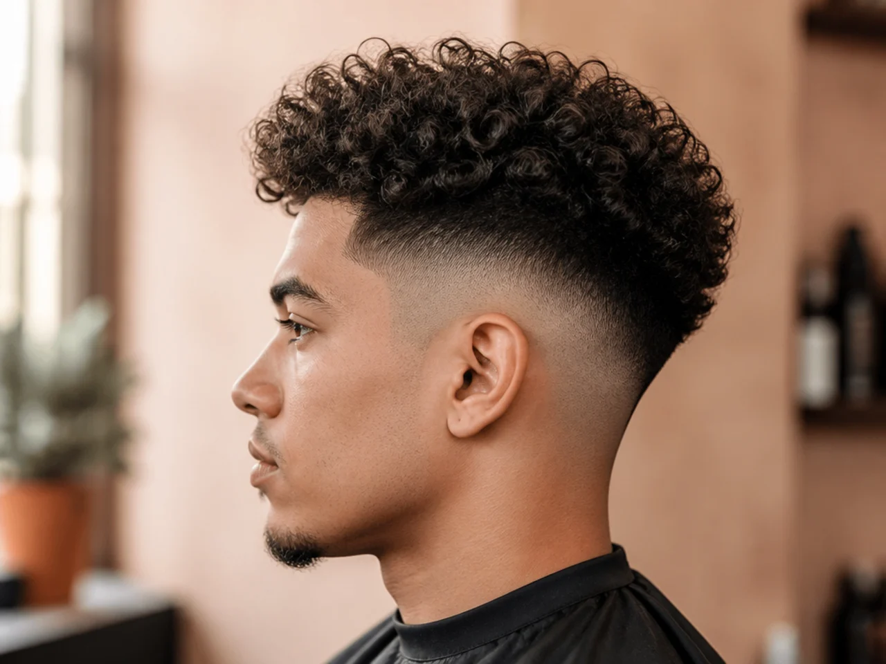 A curl mass sitting above a high fade line
