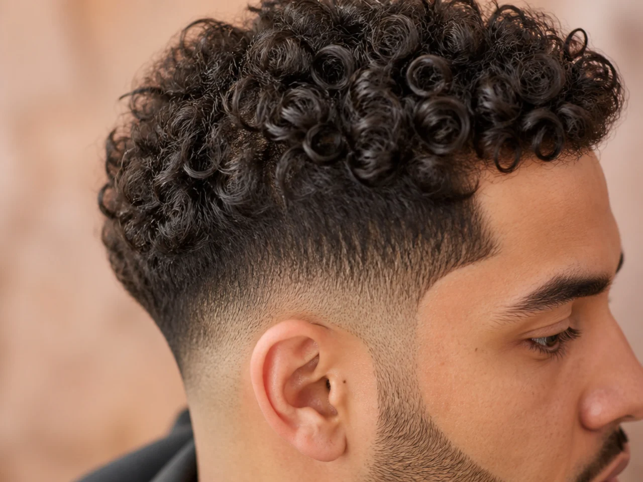 20 Curly Mid Fade Haircut Ideas for Men