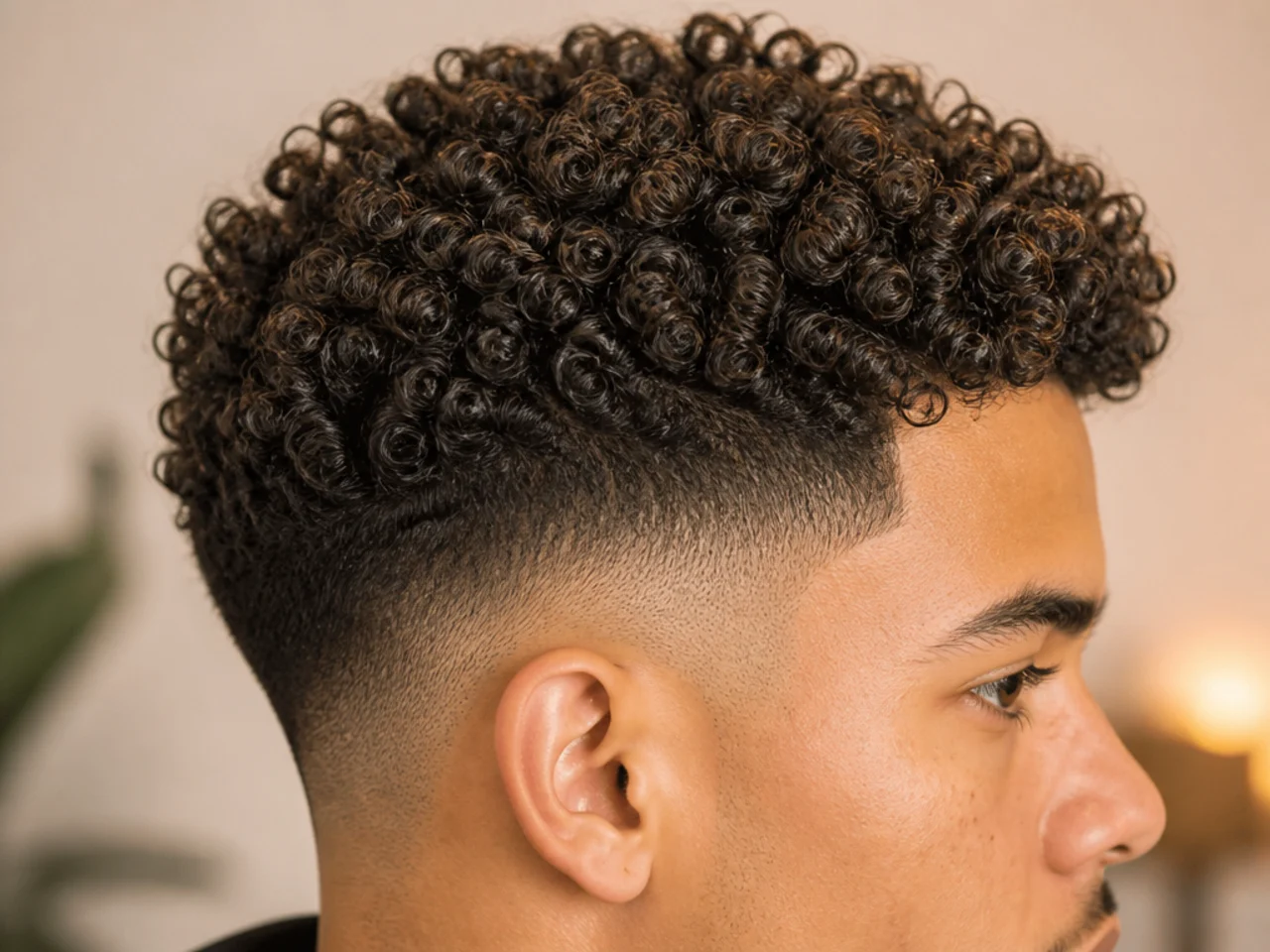Springy 3B curls over a mid fade