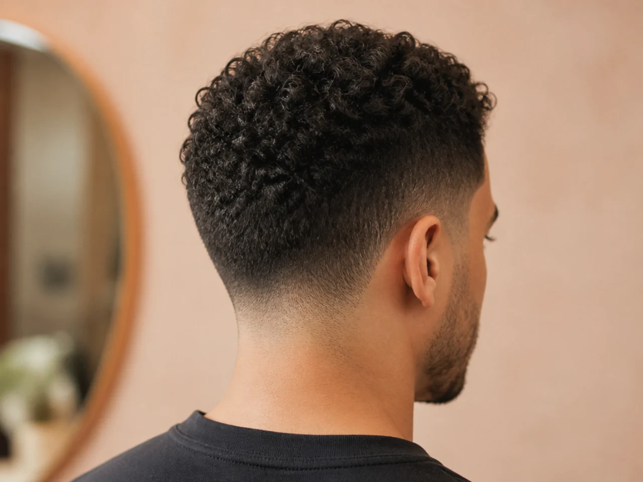 Short curly hair that finished shorter than requested