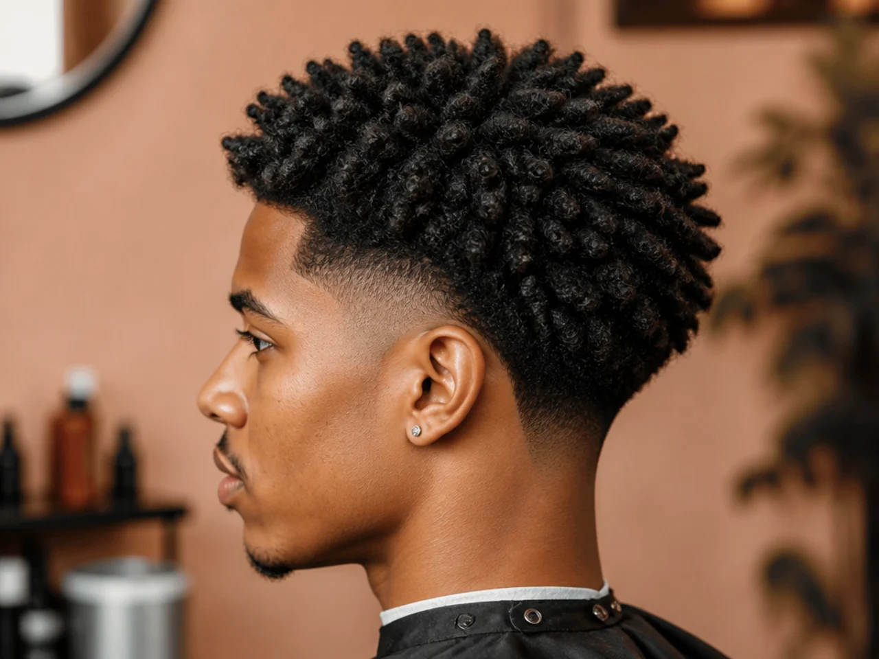 Sponge-twisted coils with a low taper fade