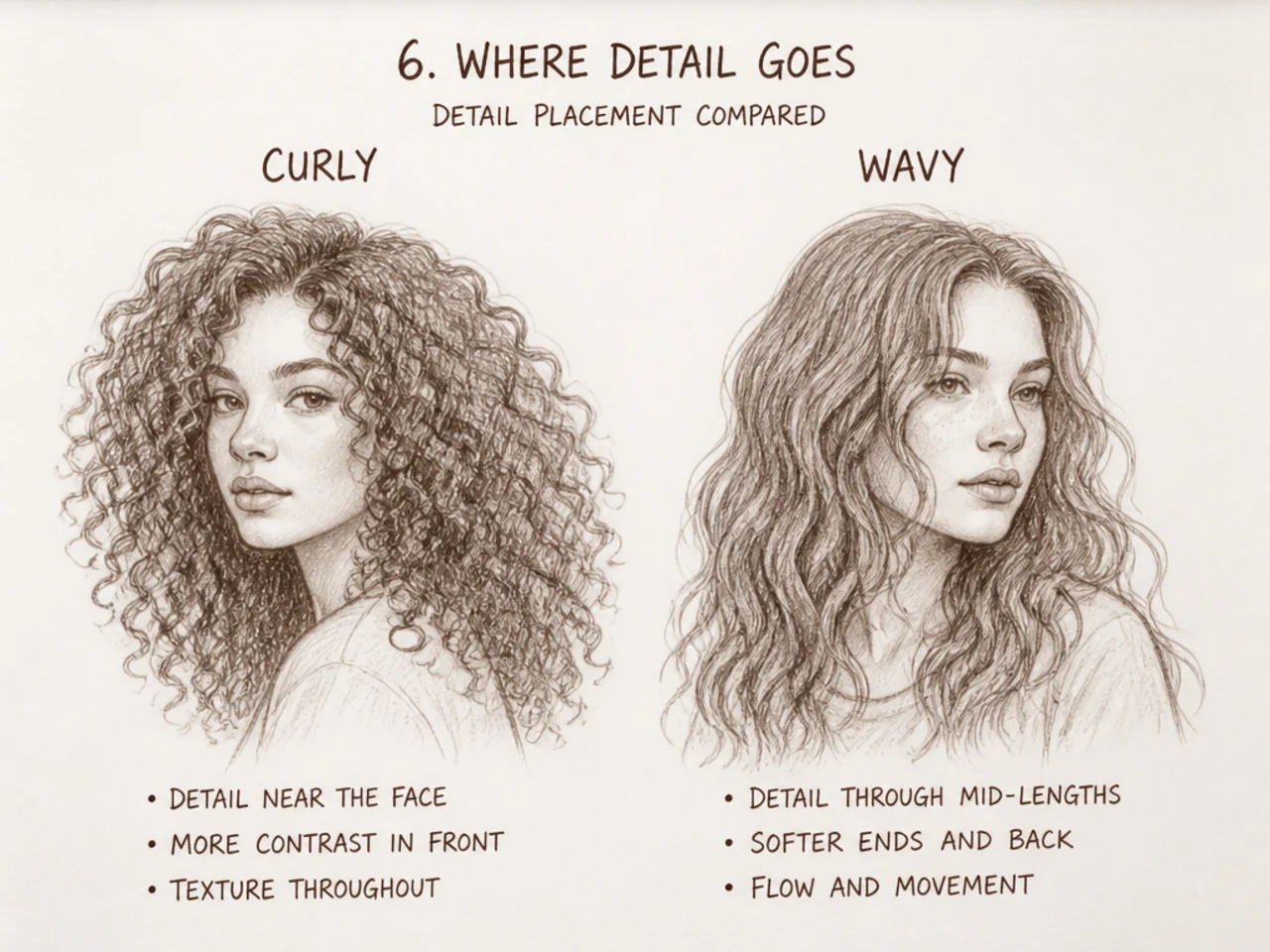 Detail placement compared