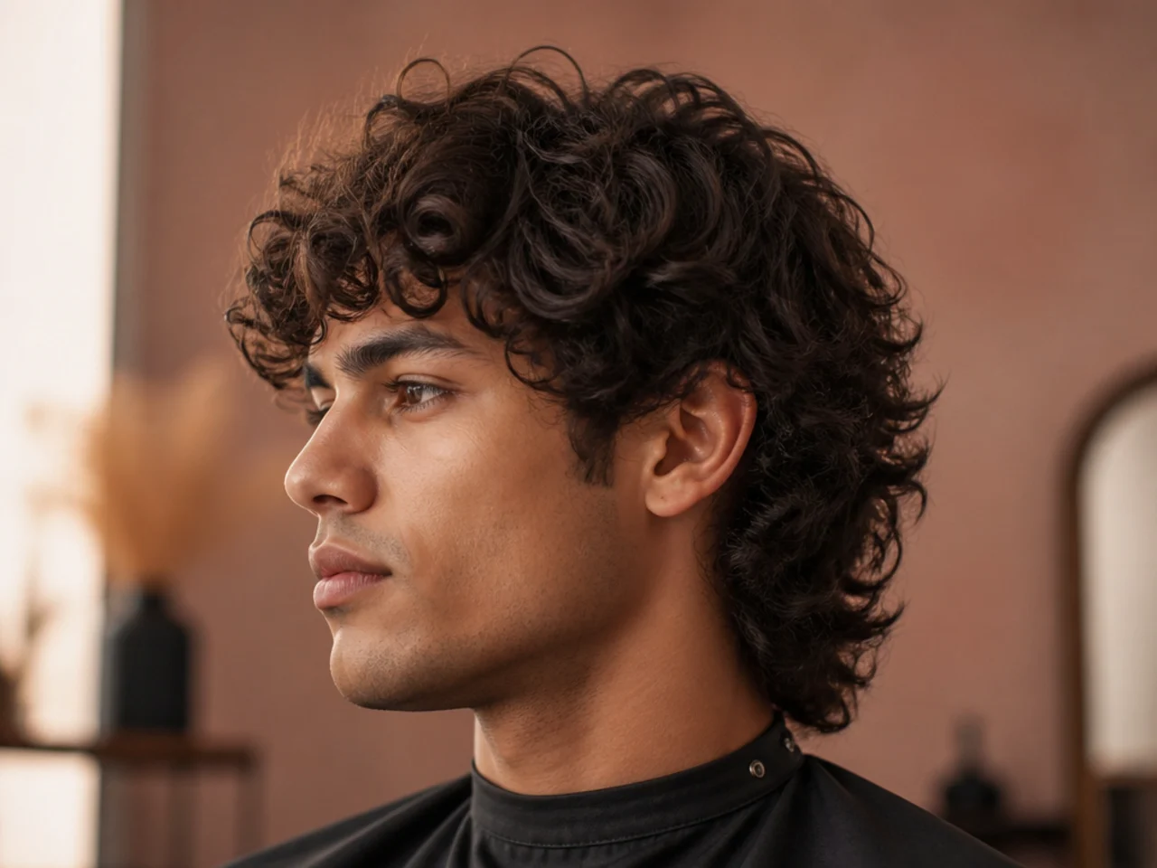 20 Curly Wolf Cut Haircuts for Men
