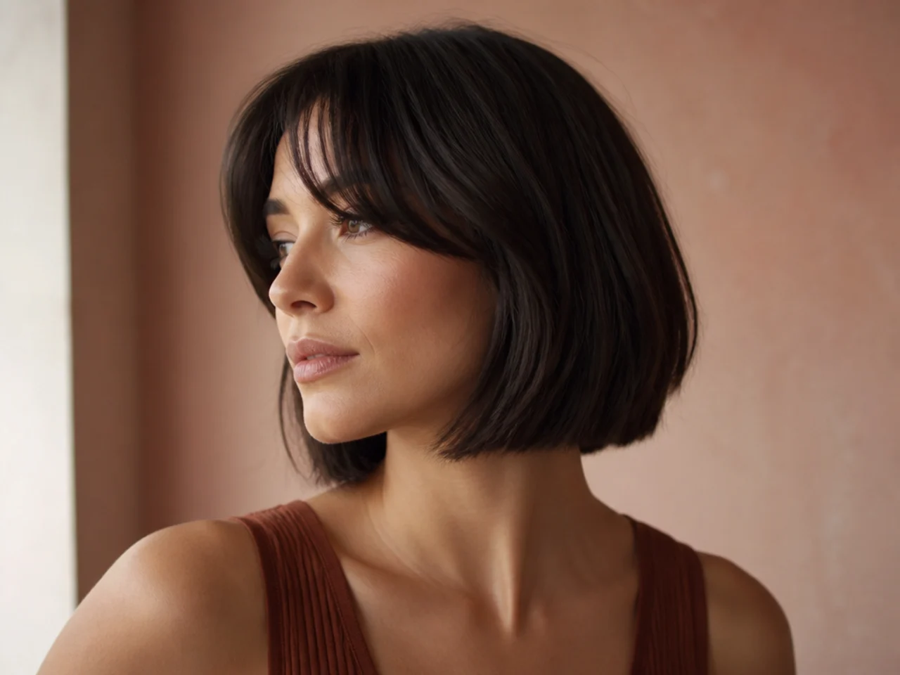 20 Cozy Curtain Bangs Hairstyles For Short Hair