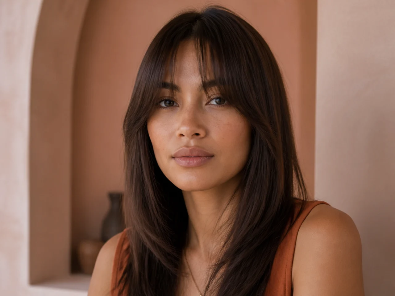 25 Short Curtain Bangs For Straight Sleek Hair