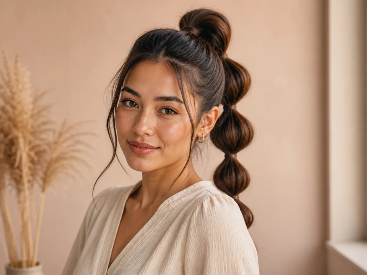 Baby Bubble Ponytail