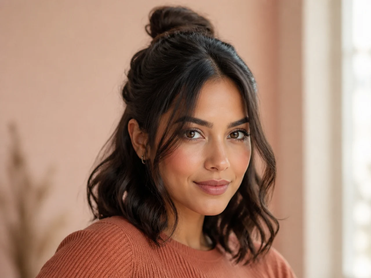 Easy Half-Up Style