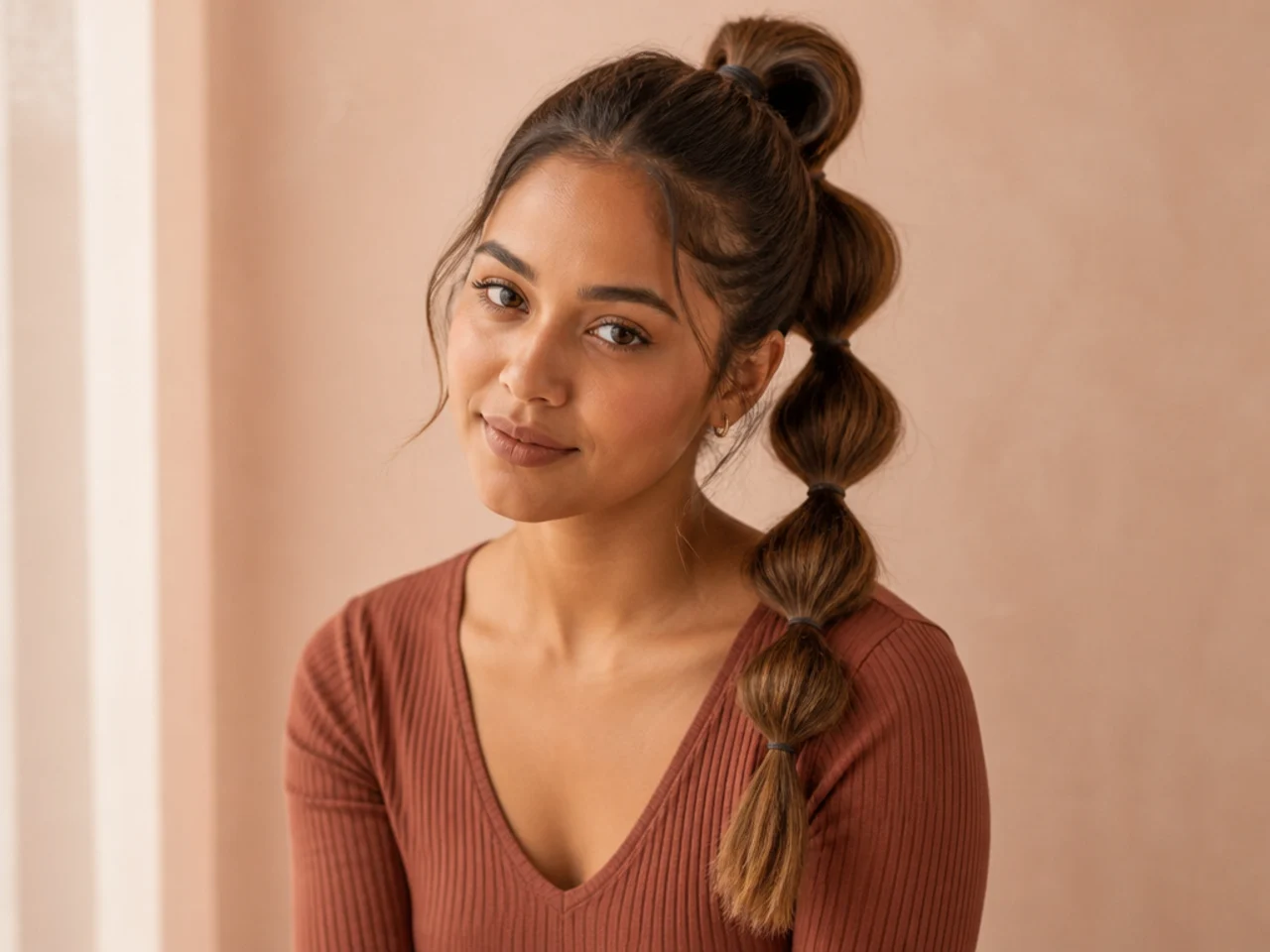 Long Bubble Ponytail